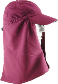 ON SITE SAFETY LEGIONNAIRE CAP- MAROON 
